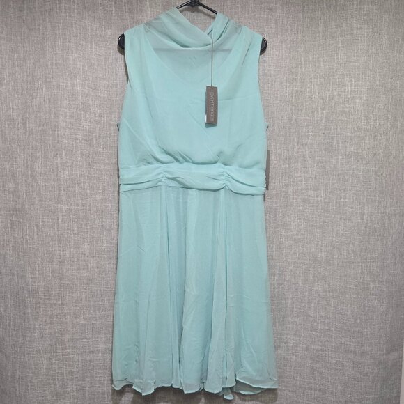 Robe Femme New York & Company Eva Mendes - Taille S, Bleue Avec Strass, Style Sheath Et Bretelles